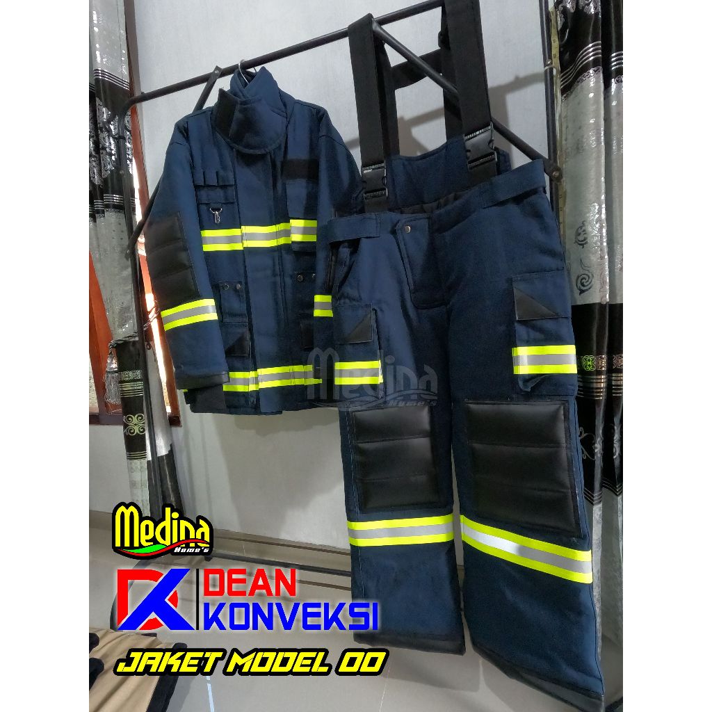 Jaket Pemadam Kebakaran Model 002 / Fire Fighter / Jaket Safety / Fire Jacket / Jaket Anti Bara