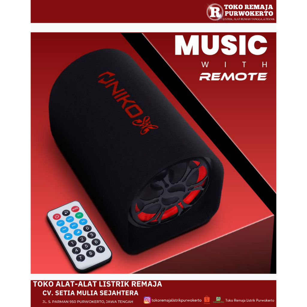 Subwoofer Car Speaker Niko (GL6)