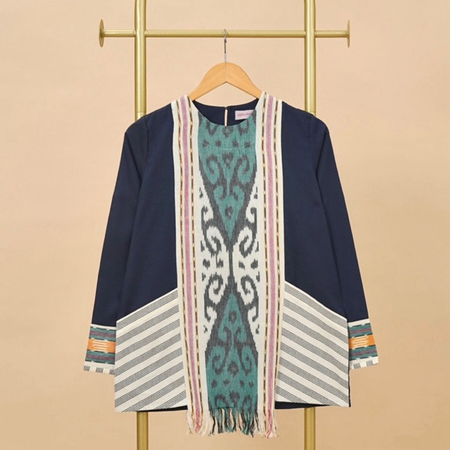 Atasan Tenun dan Lurik D0901 Navy