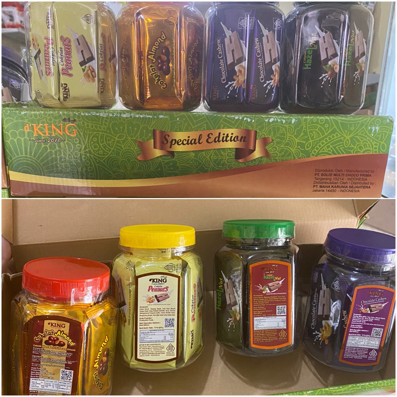 

hampers lebaran enak / coklat dking hampers lebaran / coklat hazelnut peanut cashew almond