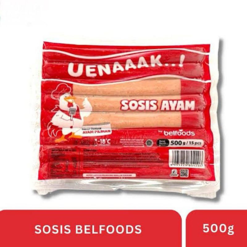 

Sosis Ayam Uenaaak Belfoods | Uenaaak Sosis Ayam 475gr