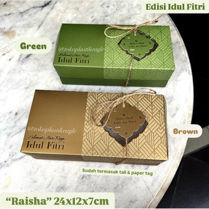 

[EDISI IDUL FITRI] Dus Lebaran “Raisha” 24x12x7cm