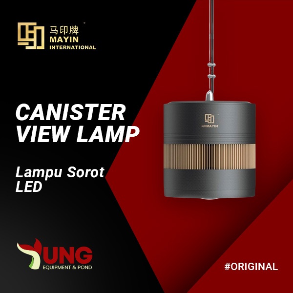 MAYIN Lampu LED Mayin Canister View Lamp Sorot Aquarium Aquascape Kolam Ikan