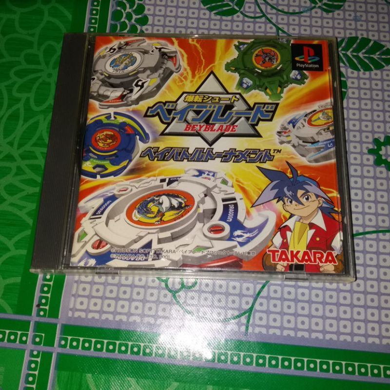 Kaset CD PS1 Beyblade Original Japan