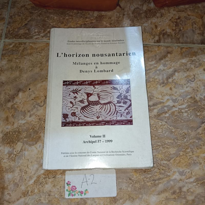 Buku L'horizon nousantarien Melanges en hommage a Denys lombard