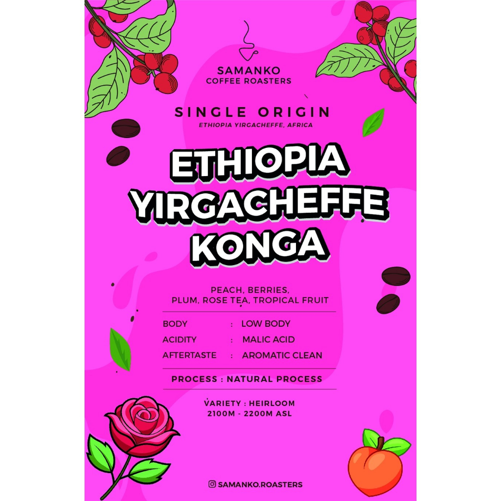 

Ethiopia Yirgacheffe Natural - Biji