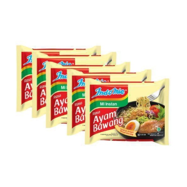 

Paket Indomie Ayam Bawang 5 Pcs x 85gram Mie Instan