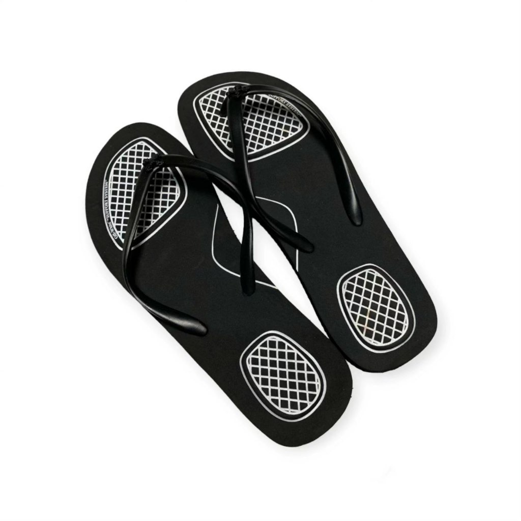 Sandal Jepit Wanita Off white sandal flip flop black sandal 100% original