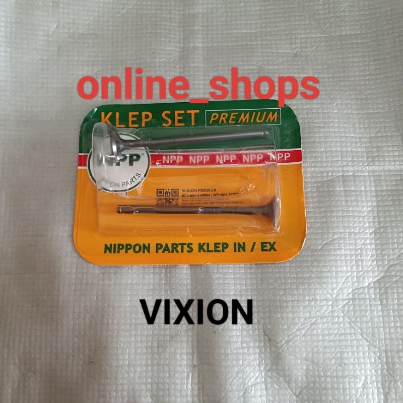 Payung klep set klep IN / EX VIXION NPP Premium