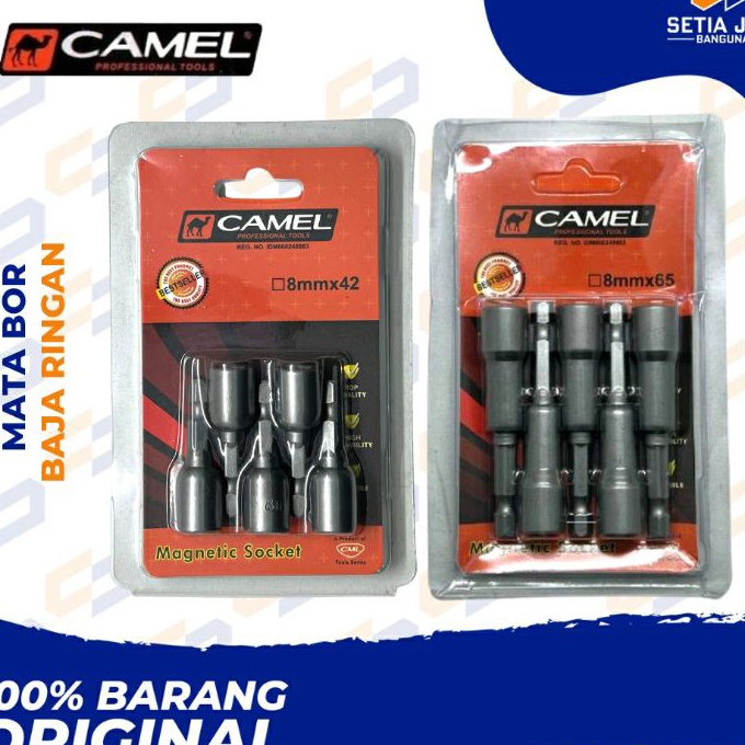 Hemat Mata Bor  Sok  Baut Baja Ringan Set Camel Magnet