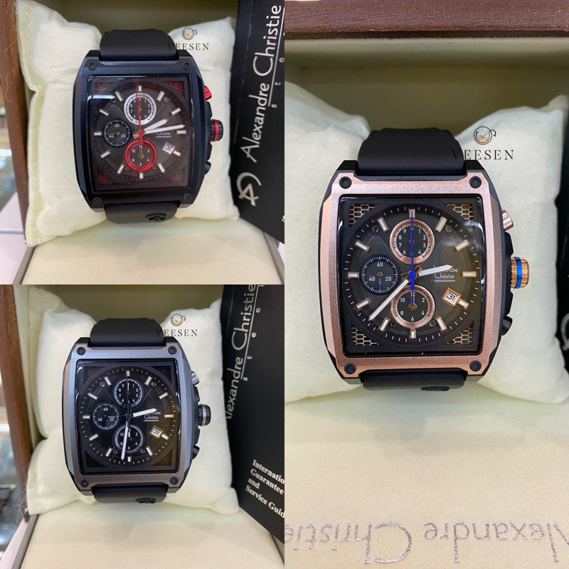 Jam Tangan Alexandre Christie AC 6614 Original Pria