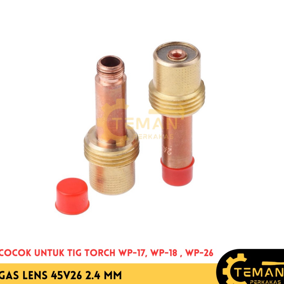 KI3 Gas Lens 45V26  COLLET BODY GAS LENS 24 MM  45V26  WP17  26 18