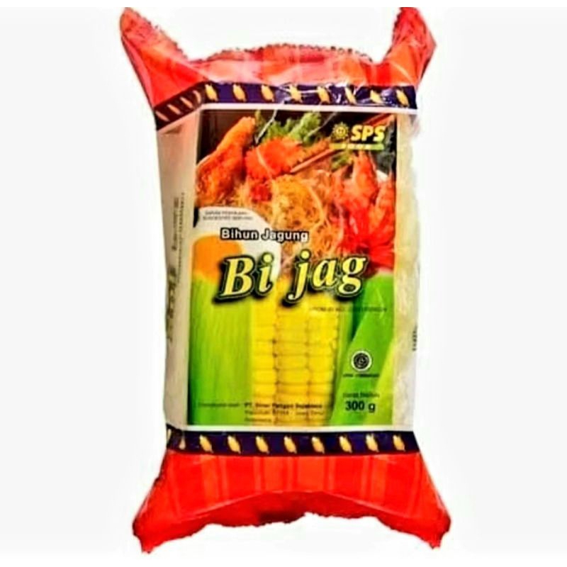 

BIJAG/ BIHUN JAGUNG Kemasan 300gr/ per 1ball ( isi 12bks × 300gr )