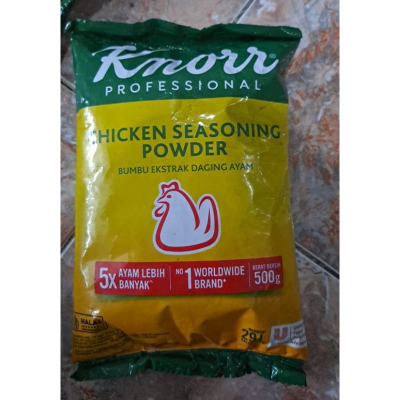 

Knorr Chicken Seasoning Powder / Bumbu Ekstrak daging Ayam 500 gr