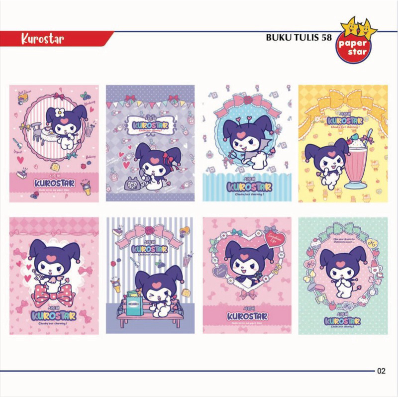 

[PER PAK ISI 10 BUKU] BUKU TULIS 58 LEMBAR PAPERSTAR PAPER STAR