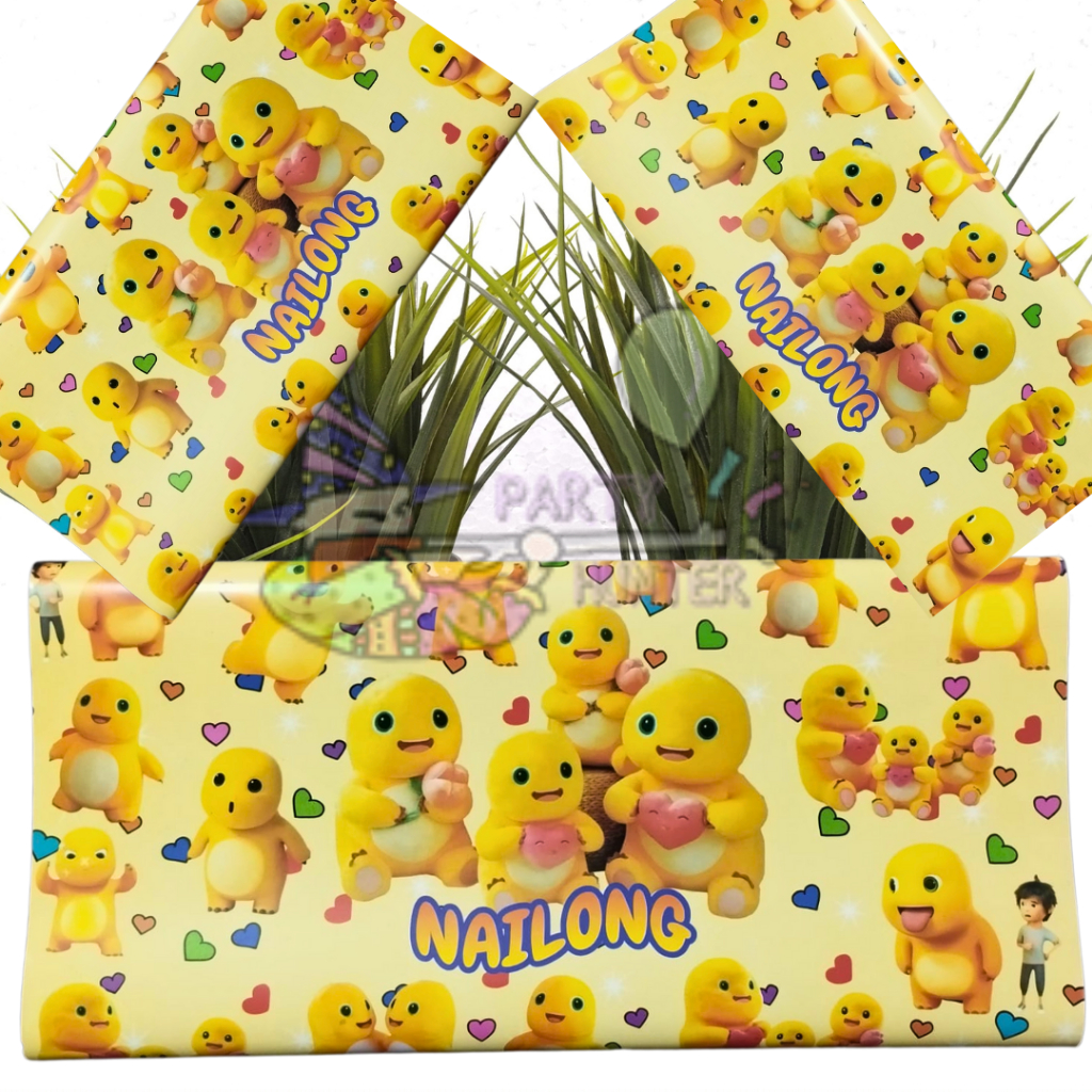 

5 Lembar Kertas Kado Nailoong/Nailong Glossy