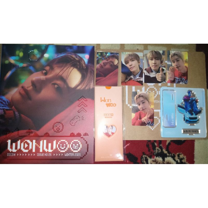 READY STOCK SEVENTEEN DICON WONWOO N°26 WHITE MIDNIGHT DICON MINGYU WONWOO