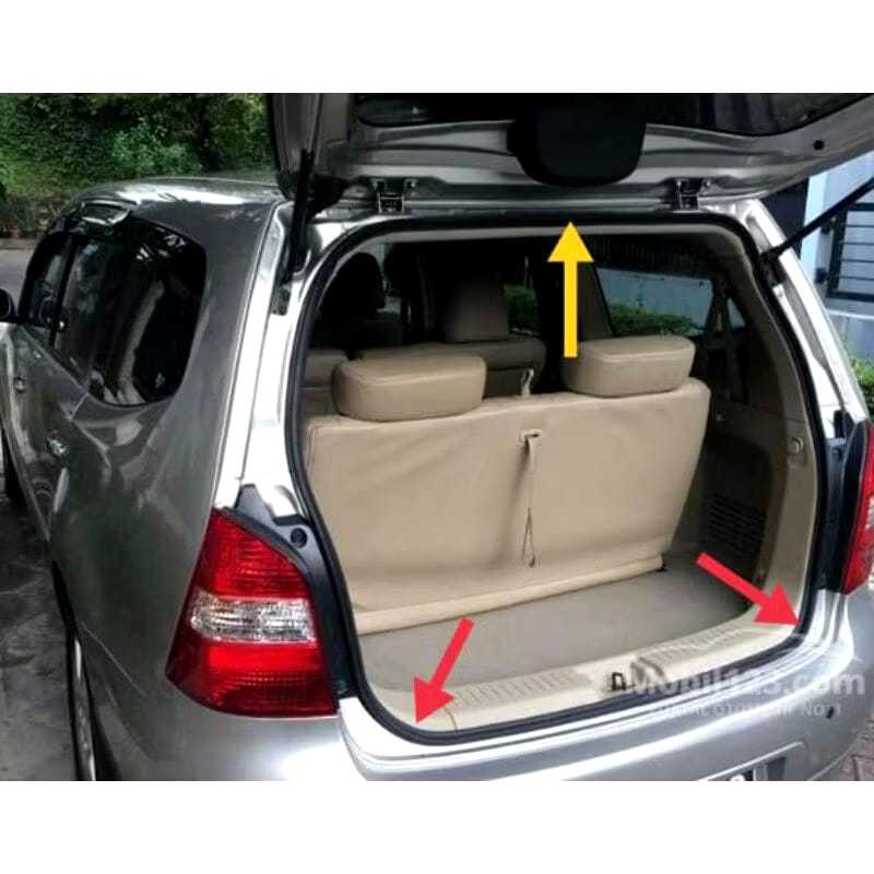 karet pintu bagasi grand livina