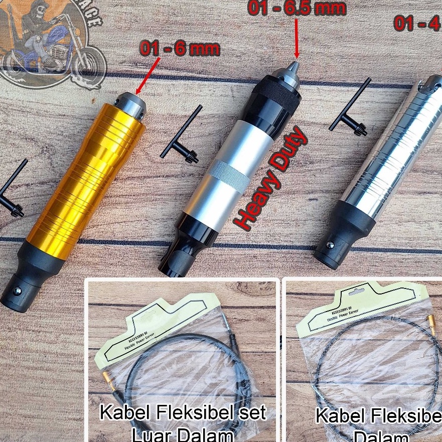 Extra Handpiece bor tuner pnp foredom gagang bor tuner  bor cuner Heavy Duty  Kabel Fleksibel Foredo
