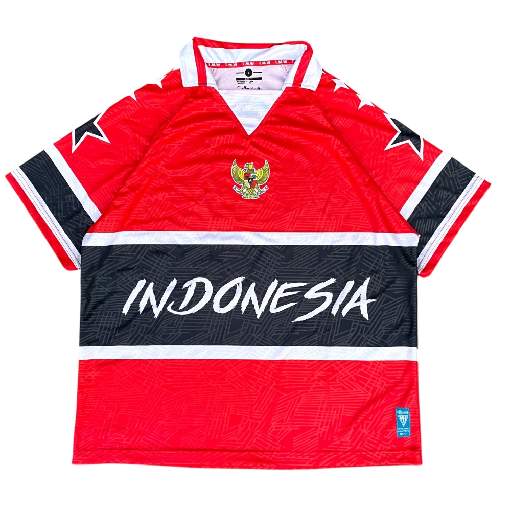 T.M.W - Jersey Timnas Series / Garuda Indonesia / 62 / Oversize / Streetwear / Vintage / Retro / Rug