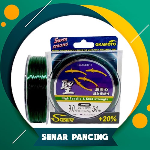 Okamoto Super Strong Senar Pancing Senar Pancing Kuat & Lentur – Tarikan Mantap, Anti Putus