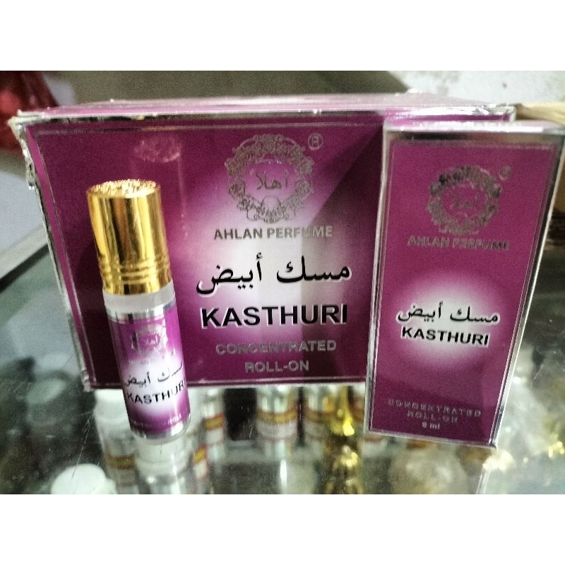 KASTHURI 6ml non alkohol murni by AHLAN 100% original Makkah.