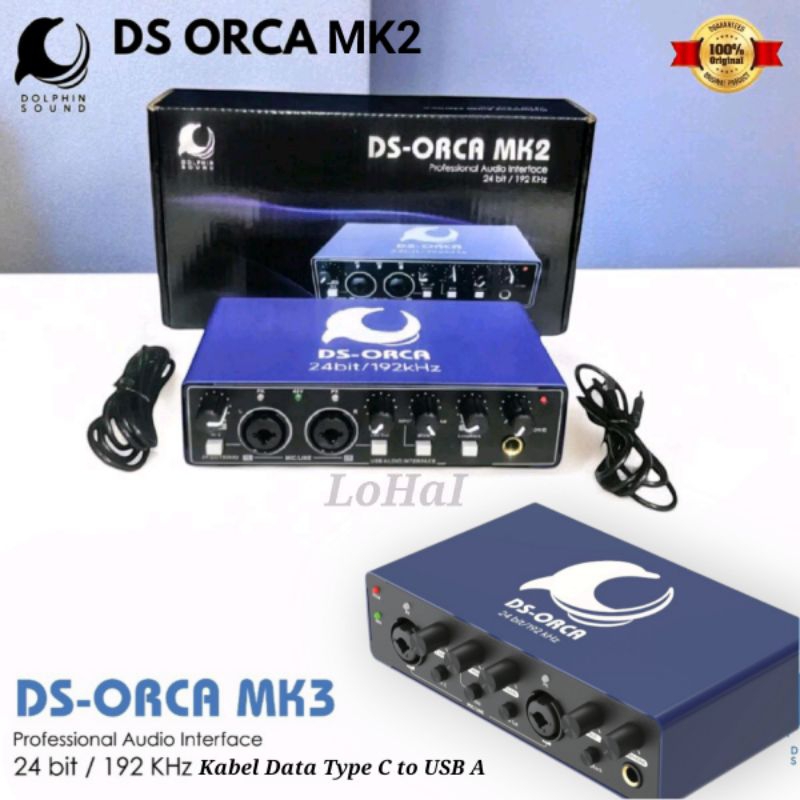 Soundcard Dolphin DS-ORCA MK2 Audio Interface Ds Orca Original