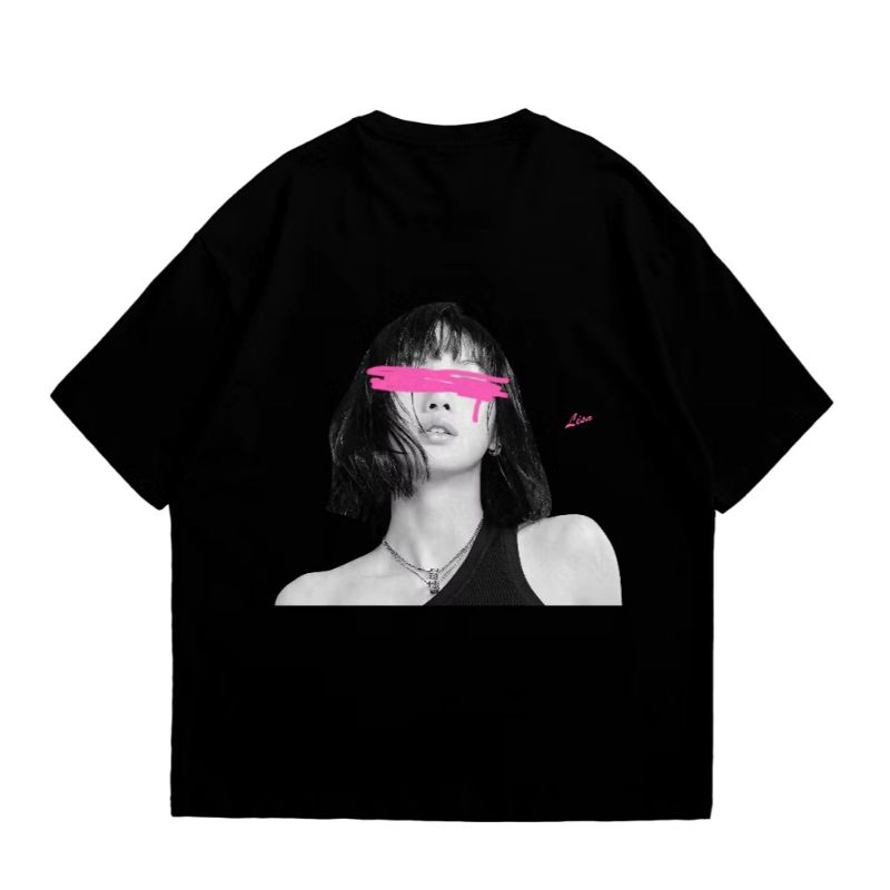 Lisa Blackpink Body Black T-shirt