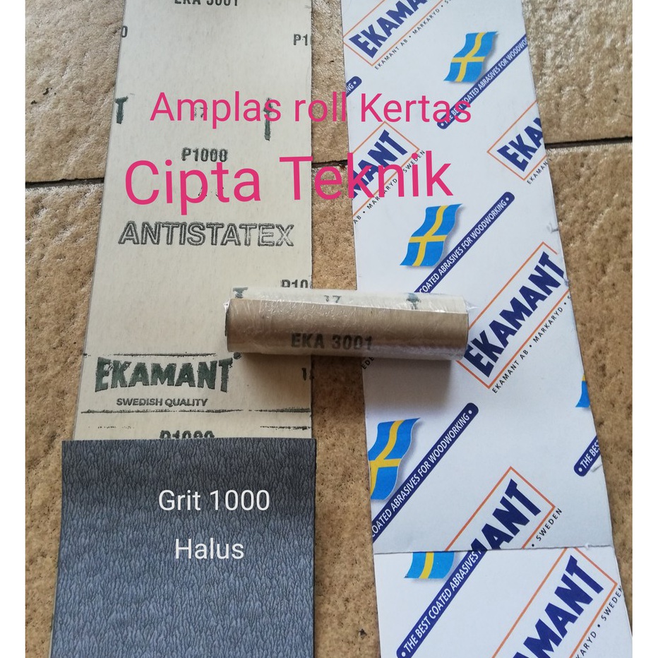 Terbaik Amplas roll kes grit 1 ekamant jual per meter