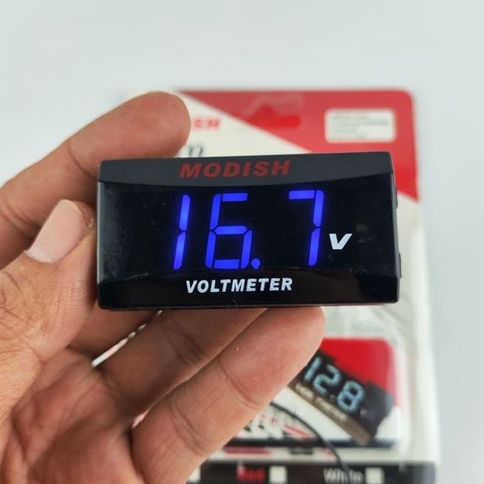 Terbaik Voltmeter Aki Dital volt meter Accu Universal Motor Beat Vario Mio Nmax Aerox Pcx