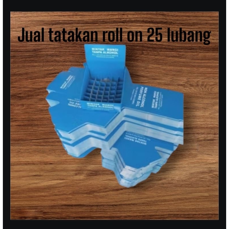 TATAKAN RAK BOX PARFUM ROLL ON NON ALKOHOL TATAKAN DISPLAY MINYAK WANGI