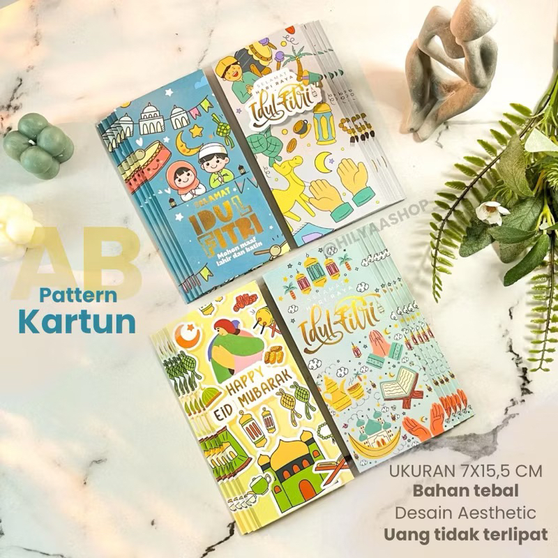 

[Ukuran Uang isi 10 pcs] Amplop Lebaran Premium Tebal/ Amplop Lebaran Murah / Angpau Lebaran makassar cod
