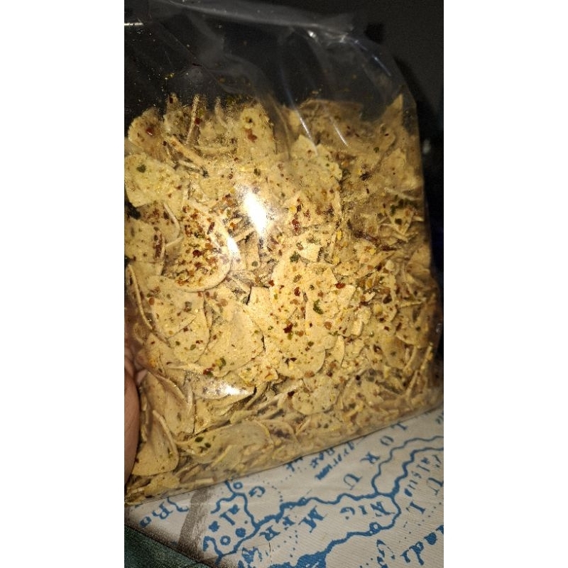 

basreng pipih pedas daun jeruk home made by baceng