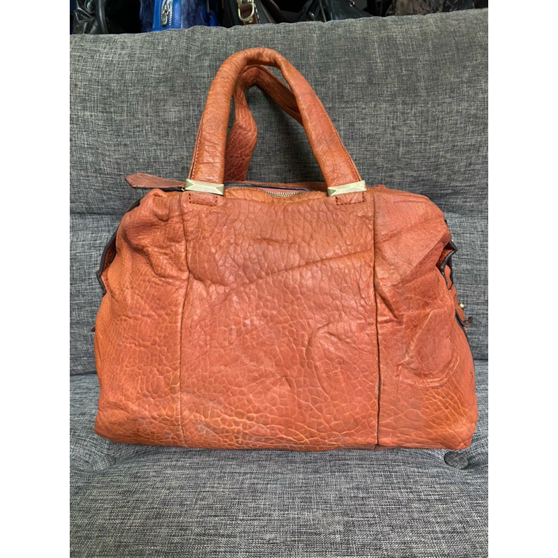 Handbag teracota kulit gajah finn Esker