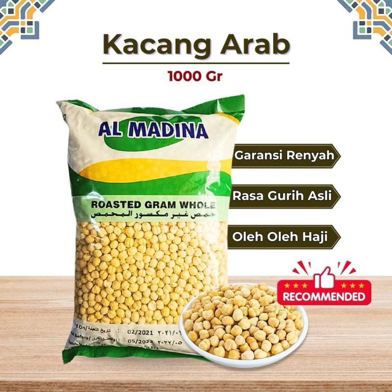 

Kacang Arab 1 Kg Gurih Asli Oleh Oleh Haji & Umroh Chickpea