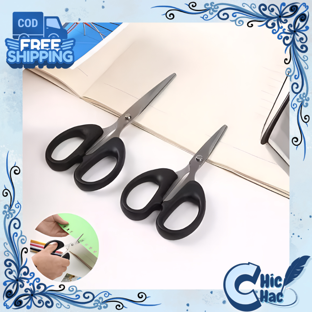 

Gunting Scissors Stainless Steel / Gunting Pemotong Kertas Murah / Alat Pemotong Serbaguna