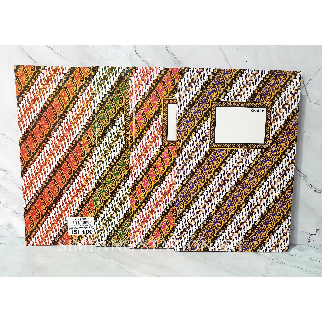 

OKEY HARDCOVER FOLIO ISI 100 LEMBAR / BJ
