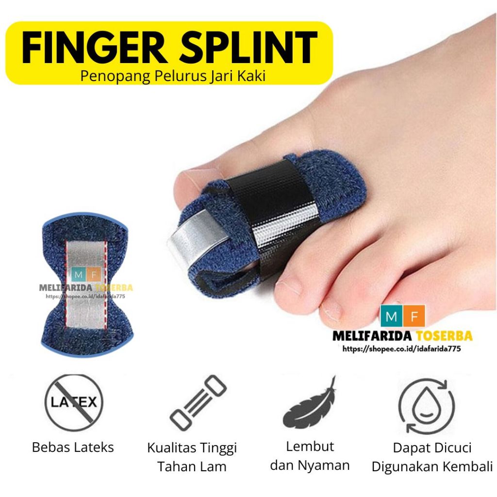 Alat Pelurus Jari Kaki Penyangga Pelurus Jari Kaki Patah Terkilir ​Bengkok Bunion Corrector Pereda N