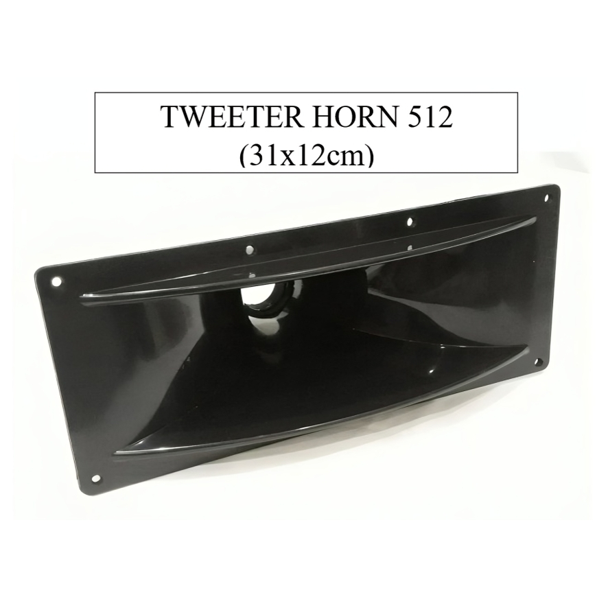 Horn Tweeter 31x12 cm Drat PLastik / Corong Tweeter Drat 5" X 12" Plastik 12CM x 31CM 12 Inch