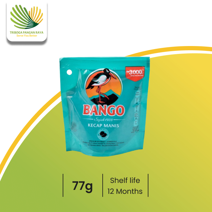 

Bango Kecap Manis Baru 77G 1 Dus isi 48 pcs
