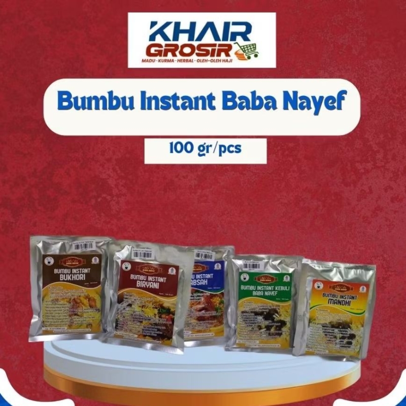 

Bumbu Instan Baba Nayef 100Gr