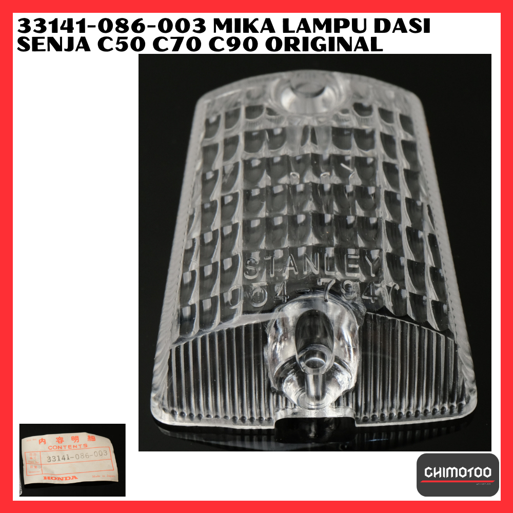 33141-086-003 Mika Lampu Dasi Senja Honda C50 C 50 C70 C 70 C90 C 90 Original