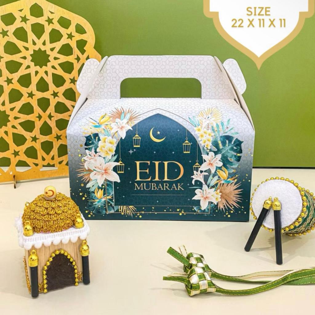 

KOTAK HAMPERS SELAMAT IDUL FITRI 2025 LEBARAN BOX PAPER BAG HANG TAG GANTUNGAN PACKAGING PARCEL KARDUS EID AL FITR TAS HARI RAYA