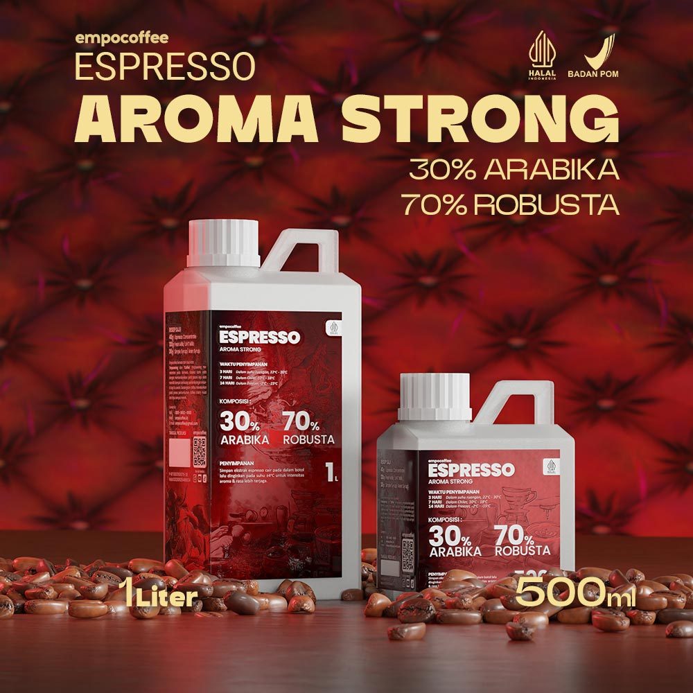 

Espresso Cair Aroma Blend Kopi Konsentrat Coffee Arabika Robusta