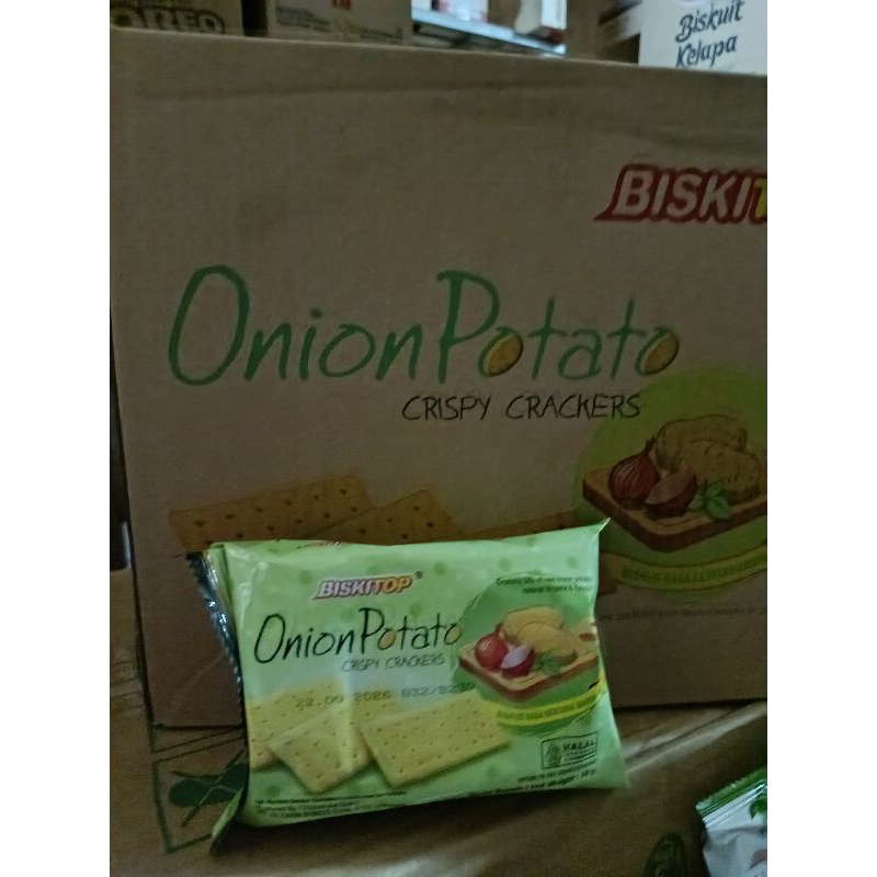 

BISKITOP ONION POTATO 50gr ISI 24