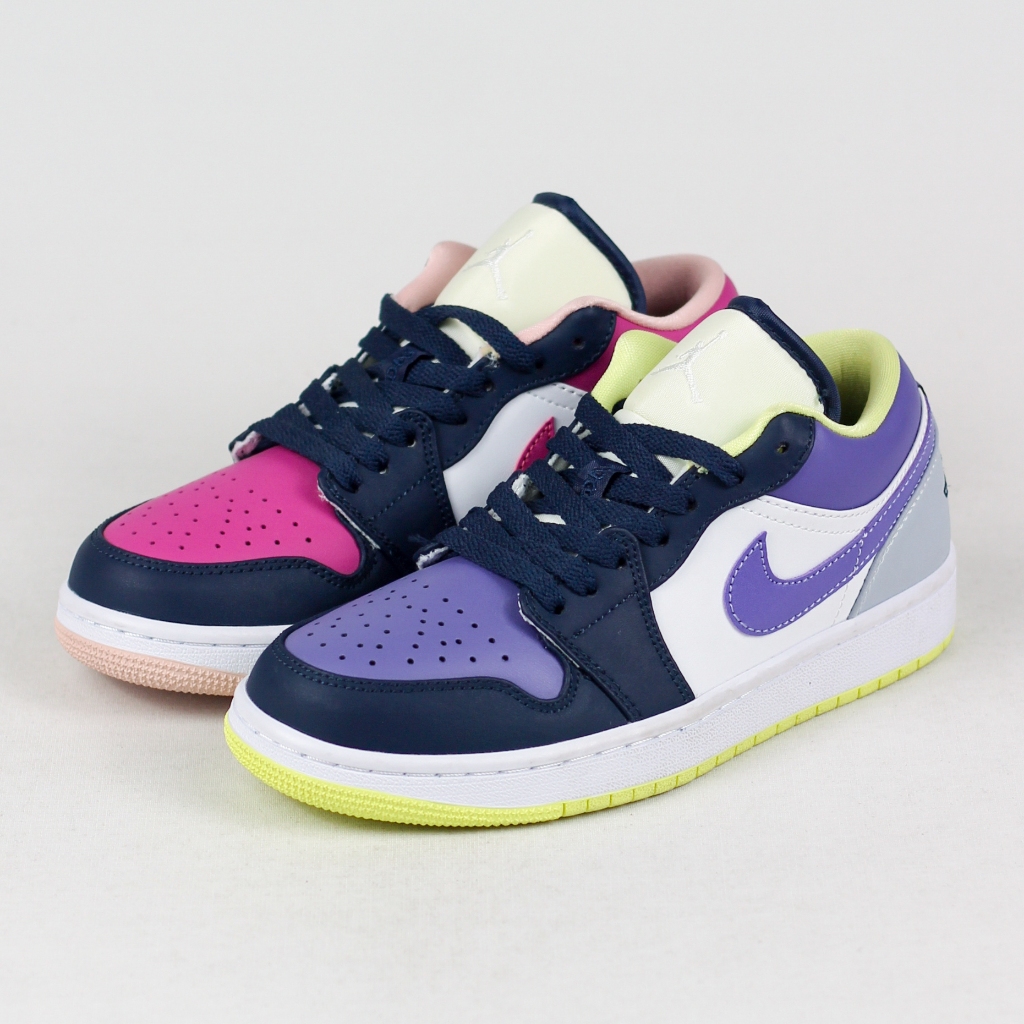 Eterna. - Nike Air Jordan 1 Low SE Mismatched Purple Magenta Authentic