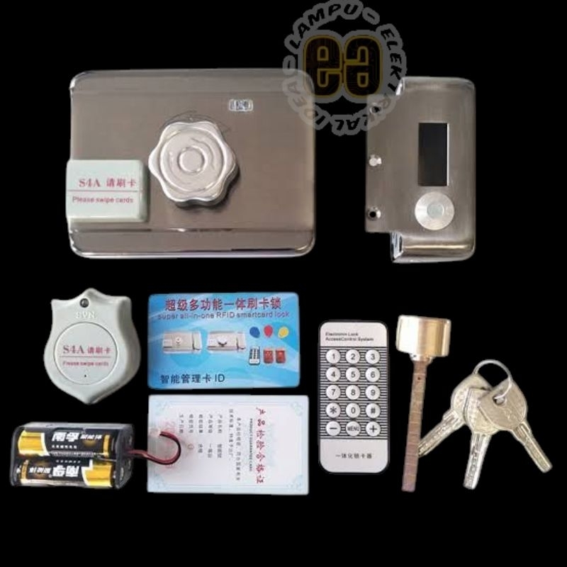 

ELEKTRIK RIM KUNCI PINTU DOUBLE CYLINDER 125KHZ/ ELECTRIC LOCK 125 KHZ Murah Berkwalitas