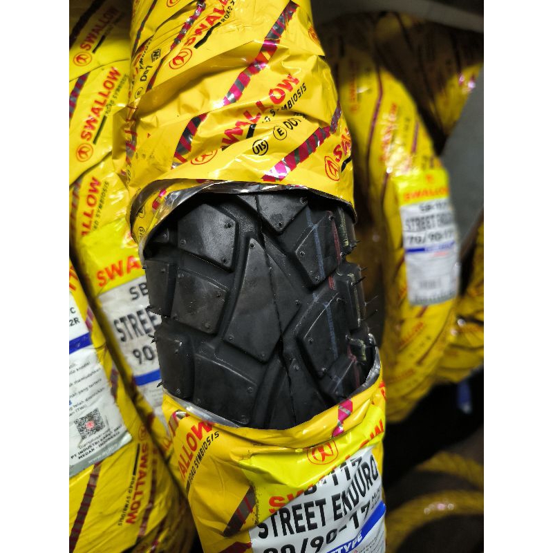 BAN LUAR SWALLOW STREET ENDURO SB-117 UKURAN 70/90-17 / 80/90-17 / 90/90-17 / 100/80-17 TUBETYPE TID