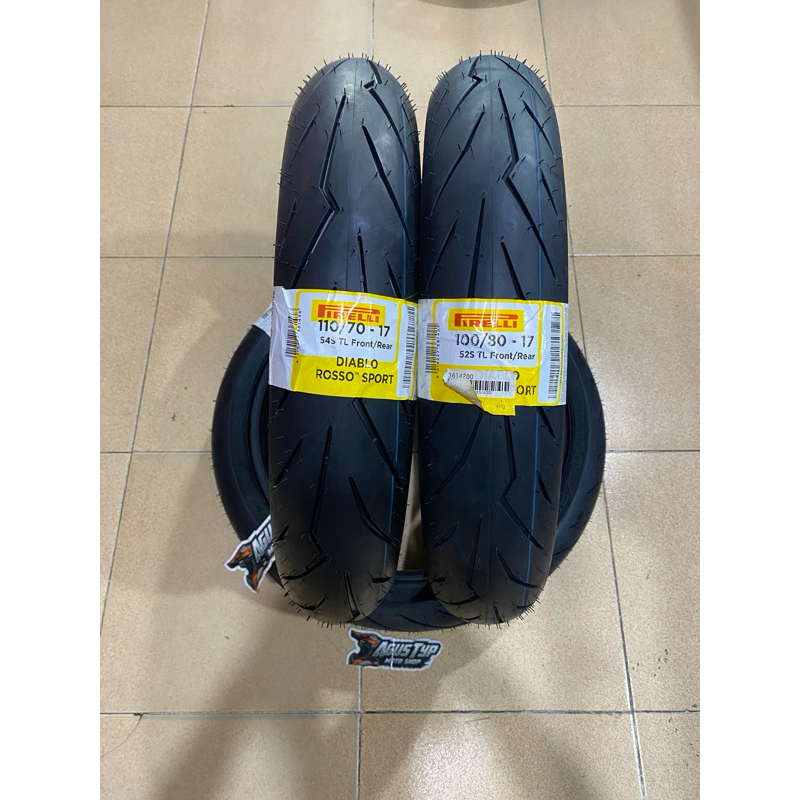 ban pirelli diablo rosso sport 100/80 110/70 diablo rosso sport