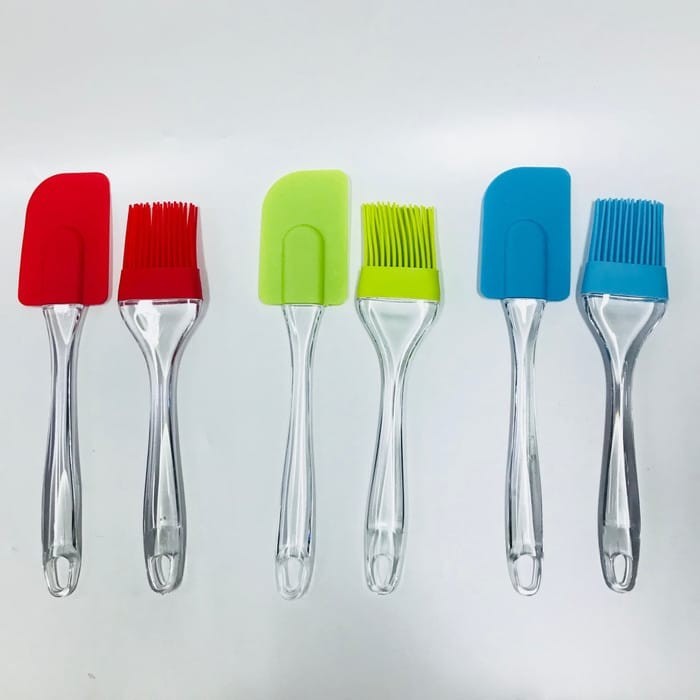 spatula silicon set / kuas cake